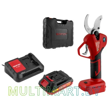 Секатор Wortex CBS 2535-1 1329489 ALL1 (с 1-им АКБ, кейс)